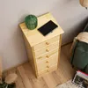 Kommode Hochschrank Anrichte RONDO, 6 Schubladen, Kiefer Produktbild-Vorschau 4