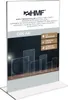 HMF Acryl Tischaufsteller DIN A6, Doppelseitiger T-Ständer Produktbild-Vorschau 1