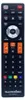 A black remote control with various buttons and labels. Náhled obrázku produktu