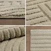 Hochflor Rund Teppich Wohnzimmer Küchenteppich Schlafzimmer Produktbild-Vorschau 3