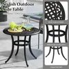 Runder Gartentisch, Terrassentisch aus Gussaluminium mit Produktbild-Vorschau 8