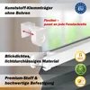 Plissee ohne Bohren 80x220cm Anthrazit Produktbild-Vorschau 4