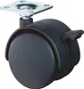 Plastikowe podwójne kółko ze stałą podstawą D.40mm udźwig Podgląd zdjęcia produktu 1