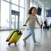 Kinderkoffer Handgepäck mit Reißverschluss & Zahlenschloss Produktbild-Vorschau 2