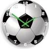 A clock designed to look like a soccer ball. Produktbild-Vorschau