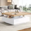 MODFU Couchtisch Wohnzimmertisch quadratische 360° Produktbild-Vorschau 3