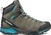 ZG Trek GTX Trekking Schuhe für Damen von Scarpa in Grau und Türkis; mit Schnürung und robustem Profil. Podgląd zdjęcia produktu
