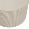 Tavolino Sanne Ronde in MDF beige anticato Anteprima dell’immagine prodotto 3