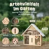 Insektenhotel Wetterfest Metalldach zooprinz | Massivholz | Produktbild-Vorschau 5