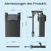 SunSun HBL-801 Hang On Filter Aquarium Anhängefilter 500l/h Produktbild-Vorschau 3