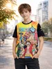 One Piece T-Shirt für Jungen - Crew Print Oberteil Kinder Produktbild-Vorschau 3