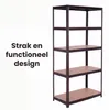 IvoQ Stellingkast Zwart - Metalen Opbergrek - Productafbeelding-voorbeeld 7