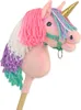 Cavallo hobby Unicorno su bastone, piccolo rosa con Anteprima dell’immagine prodotto 3