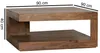 Table basse en bois massif sheesham 90cm design table de Voir les images du produit 4