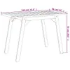 Garten-Esstisch 110x56x75 cm Massivholz Akazie Produktbild-Vorschau 9