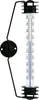 Fensterthermometer 19,5cm Kunststoff + Metall. SCHWARZ Produktbild-Vorschau 5