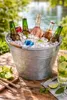 Zinkeimer Metalleimer 10 Liter 27 x 25 cm Bierkühler mit Produktbild-Vorschau 6