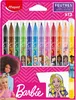 maped 845418 maped Barbie Filzstifte farbsortiert, 12 St. Voir les images du produit 1