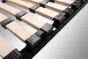 Close-up view of a wooden slatted bed base. Produktbild-Vorschau