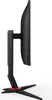 Side view of a black computer monitor on a stand. Produktbild-Vorschau