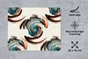 MuchoWow® Mauspad Mousepad Muster - Abstrakt - Farbe 23x19 Produktbild-Vorschau 2
