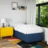 vidaXL Rám postele bez matrace modrý 90x200 cm látka Náhled obrázku produktu 2