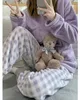 Pyjama - für Frauen - Hose mit langärmeligem Shirt - Produktbild-Vorschau 13