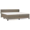 The Living Store Boxspringbett mit Matratze Taupe 200x200 Produktbild-Vorschau 2