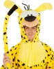 A person wearing a yellow and black Marsupilami costume. Produktbild-Vorschau