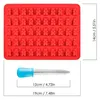 GKA 2 Stück 3D Silikon Silikonform Gummibärchenform für 100 Produktbild-Vorschau 6