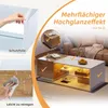 STILVORA Couchtisch 105x50x36cm mit LED-Lichtleiste und Produktbild-Vorschau 5
