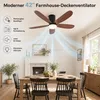 Stropní Ventilátor s LED Osvětlením 106cm Nízký Profil - Náhled obrázku produktu 5