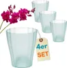 4er Set Orchideentopf Transparent Orchideen Übertopf Produktbild-Vorschau 1
