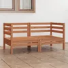 The Living Store 2-Sitzer-Gartensofa Honigbraun Massivholz Produktbild-Vorschau 1