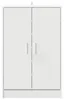 vidaXL Schuhschrank Weiß 60x35x92 cm Holzwerkstoff Produktbild-Vorschau 4