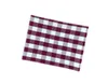 Tischwäsche 2 cm Karo Farbe rubin 100% Baumwolle 60 x 60 - Produktbild-Vorschau 4
