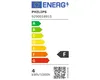 An energy efficiency label for a Philips product. Produktbild-Vorschau