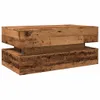 vidaXL Couchtisch mit LED-Leuchten Altholz-Optik 90x50x40 Produktbild-Vorschau 7