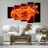 Bild auf Leinwand - Leinwandbild - Auto Flammen Räder - Produktbild-Vorschau 6