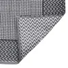 vidaXL Tappeto per esterni ARAKIL Black 140x200 cm PP Anteprima dell’immagine prodotto 4