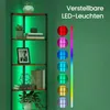 VASAGLE Bücherregal mit LED-Beleuchtung, 6-stufiges Produktbild-Vorschau 12