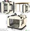 VOUNOT® - Jaula para perros plegable, transportín Vista previa de la imagen del producto 4