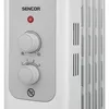 A close-up view of the control panel of a white SENCOR electric oil radiator. Anteprima dell’immagine prodotto