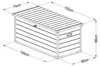 Westmann Silva XXL Kunststoff Gartenbox 570 L Produktbild-Vorschau 7