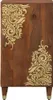 Sideboard mit Regal Braun 40 x 33 x 75 cm Massivholz Mango Produktbild-Vorschau 3