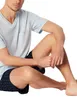 Schiesser heren pyjama, korte mouwen, V-hals - Pyjama set Productafbeelding-voorbeeld 3