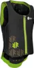 A black and green protective vest for winter or equestrian sports. Voir les images du produit