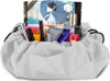 Intirilife Kosmetiktasche in HELL GRAU – Runder One Step Produktbild-Vorschau 3