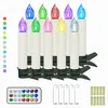 LILIIN 30x LED Weihnachtsbaumkerzen Kabellos Farbiges Produktbild-Vorschau 1