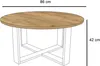 Design Couchtisch DA-333 rund Wohnzimmertisch Tisch 86 x 42 Produktbild-Vorschau 7